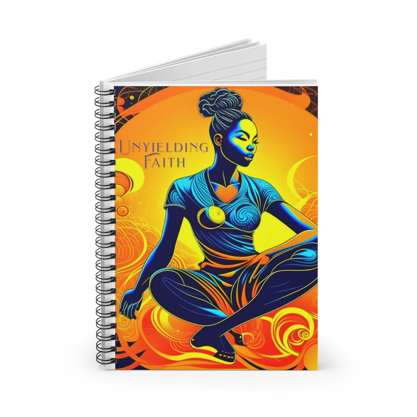 Unyielding Faith Spiral Notebook - Ruled Line