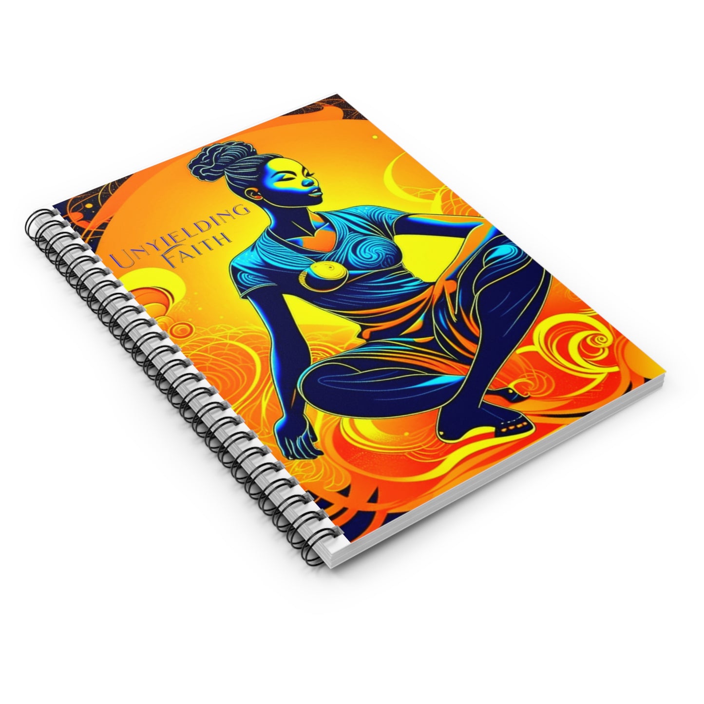 Unyielding Faith Spiral Notebook - Ruled Line