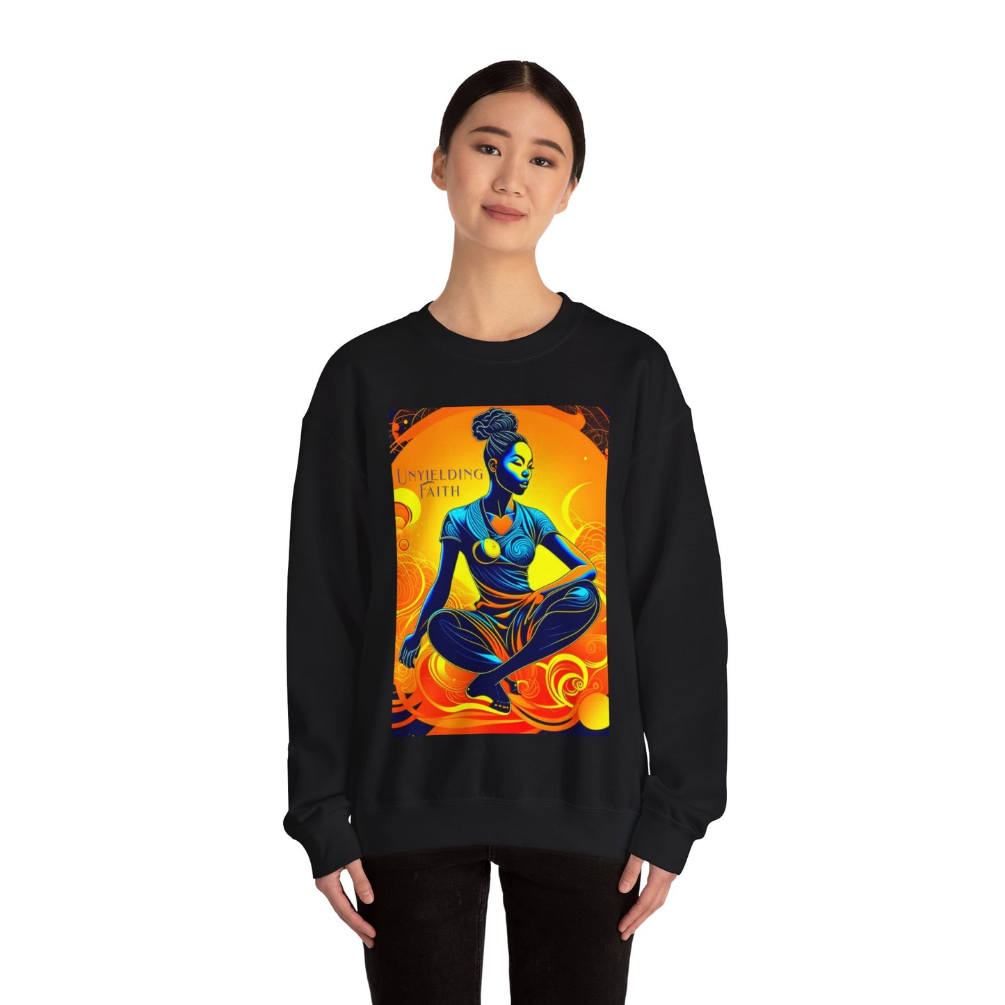 Unyielding Faith Unisex Heavy Blend™ Crewneck Sweatshirt