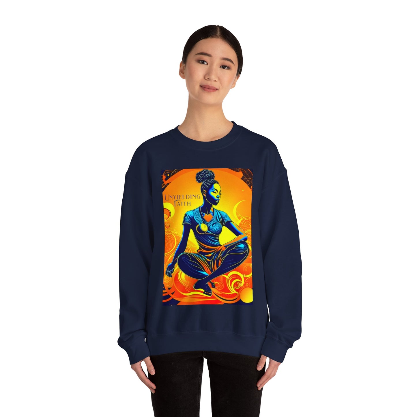 Unyielding Faith Unisex Heavy Blend™ Crewneck Sweatshirt